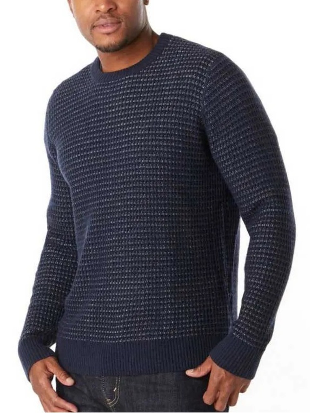 SMARTWOOL Ripple Ridge Tick Stitch Crewneck Sweater in XL